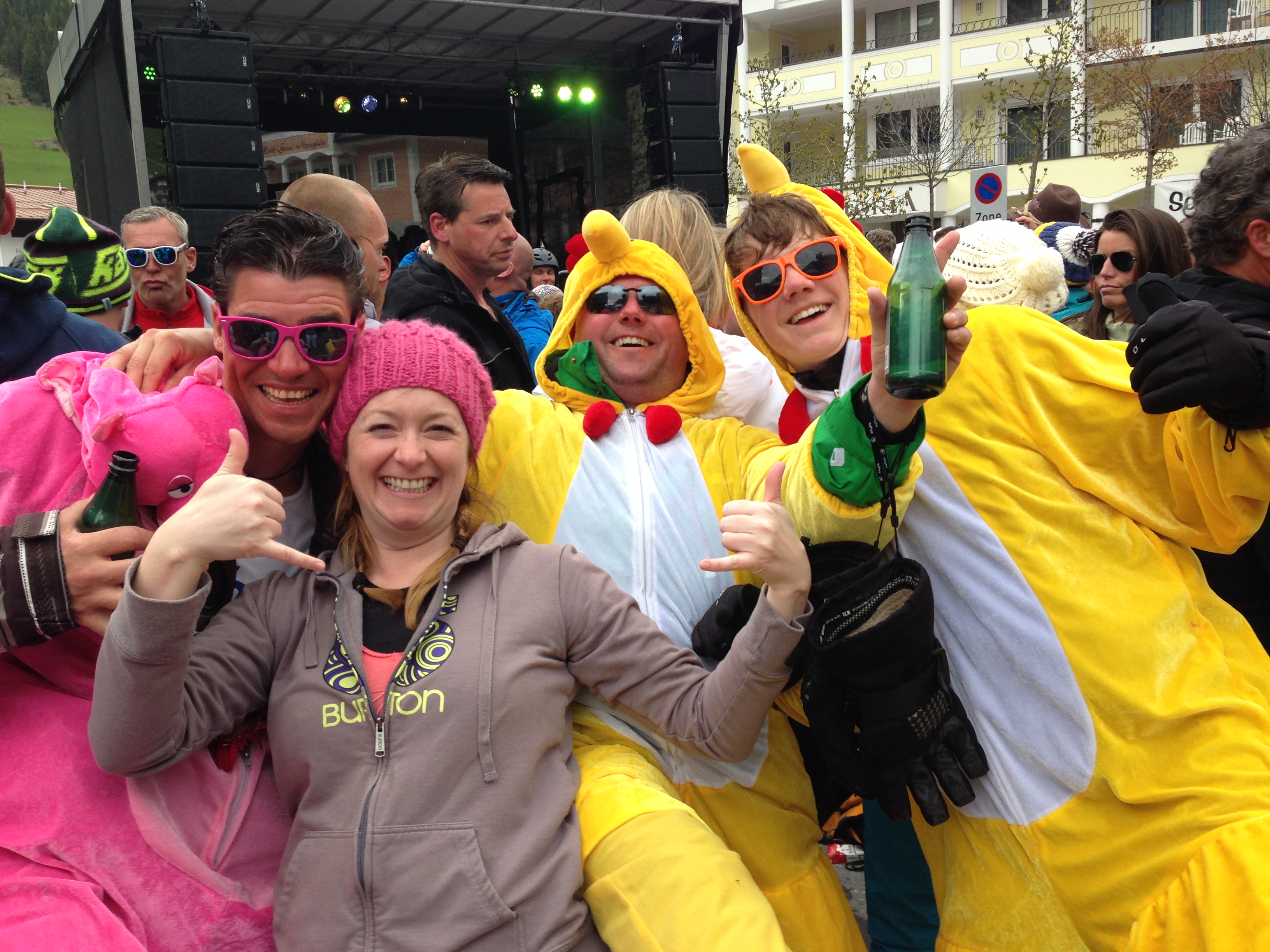Top of the Mountain Party in Ischgl